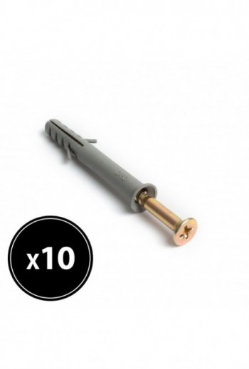 Tipli + csavar - 10 x 80 mm...