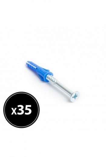 Tipli + csavar - 6 x 30 mm...