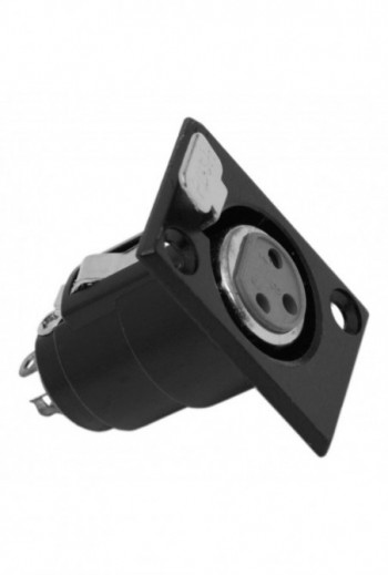 XLR aljzat  3 pólusú