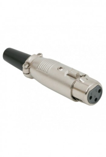 XLR aljzat  3 pólusú