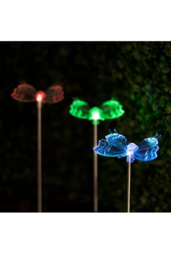 RGB LED-es szolár lámpa