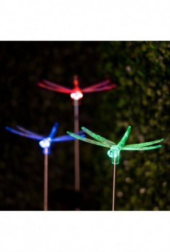 RGB LED-es szolár lámpa