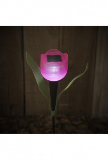 LED-es szolár tulipánlámpa