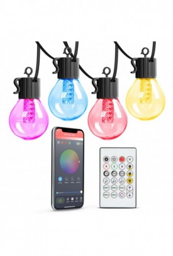 Smart fényfüzér - 25 db RGB...