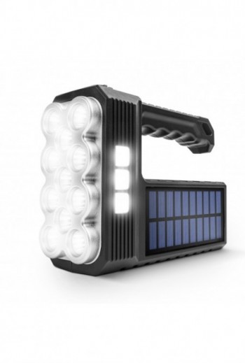 Szolár COB LED zseblámpa -...