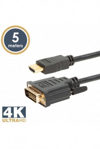 DVI-D / HDMI kábel  5 m