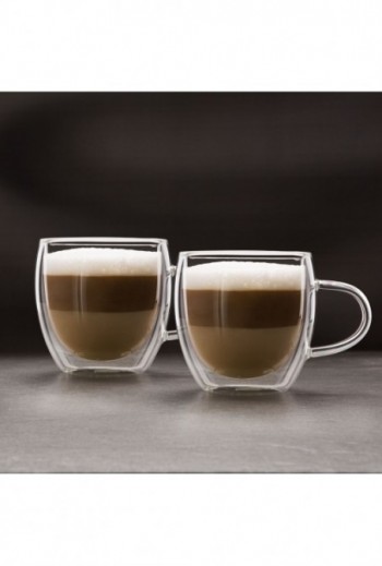 Duplafalú cappuccino üveg...