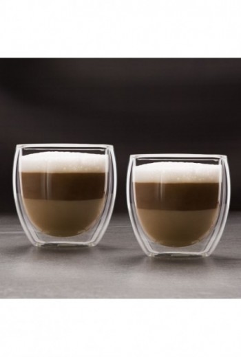 Duplafalú cappuccino üveg...