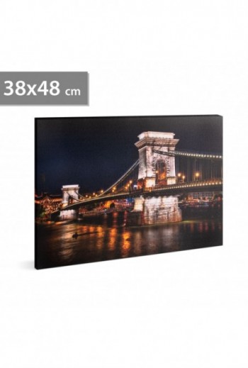 LED-es fali hangulatkép -...