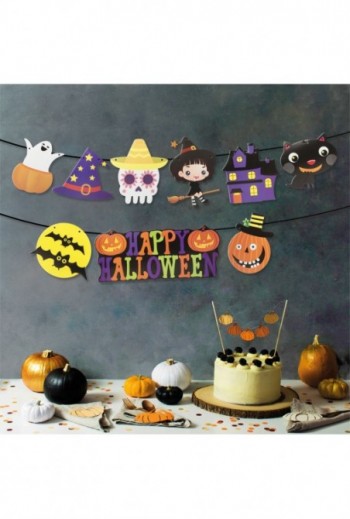 Halloween-i papír girland -...
