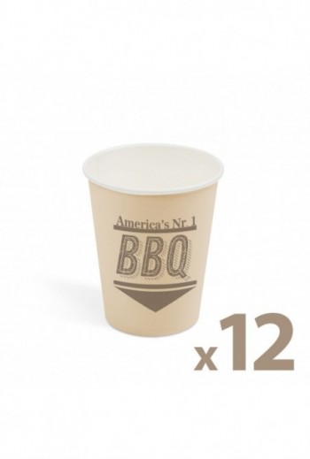 Papírpohár - BBQ - 2,5 dl -...
