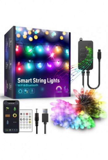 Smart fényfüzér - USB - 50...