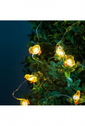 LED fényfüzér - csibe - 2 m...