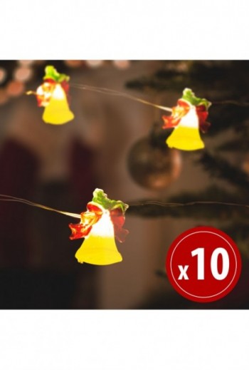 LED fényfüzér - csengettyû...