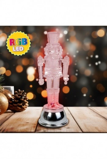 LED-es ólomkatona dekoráció...